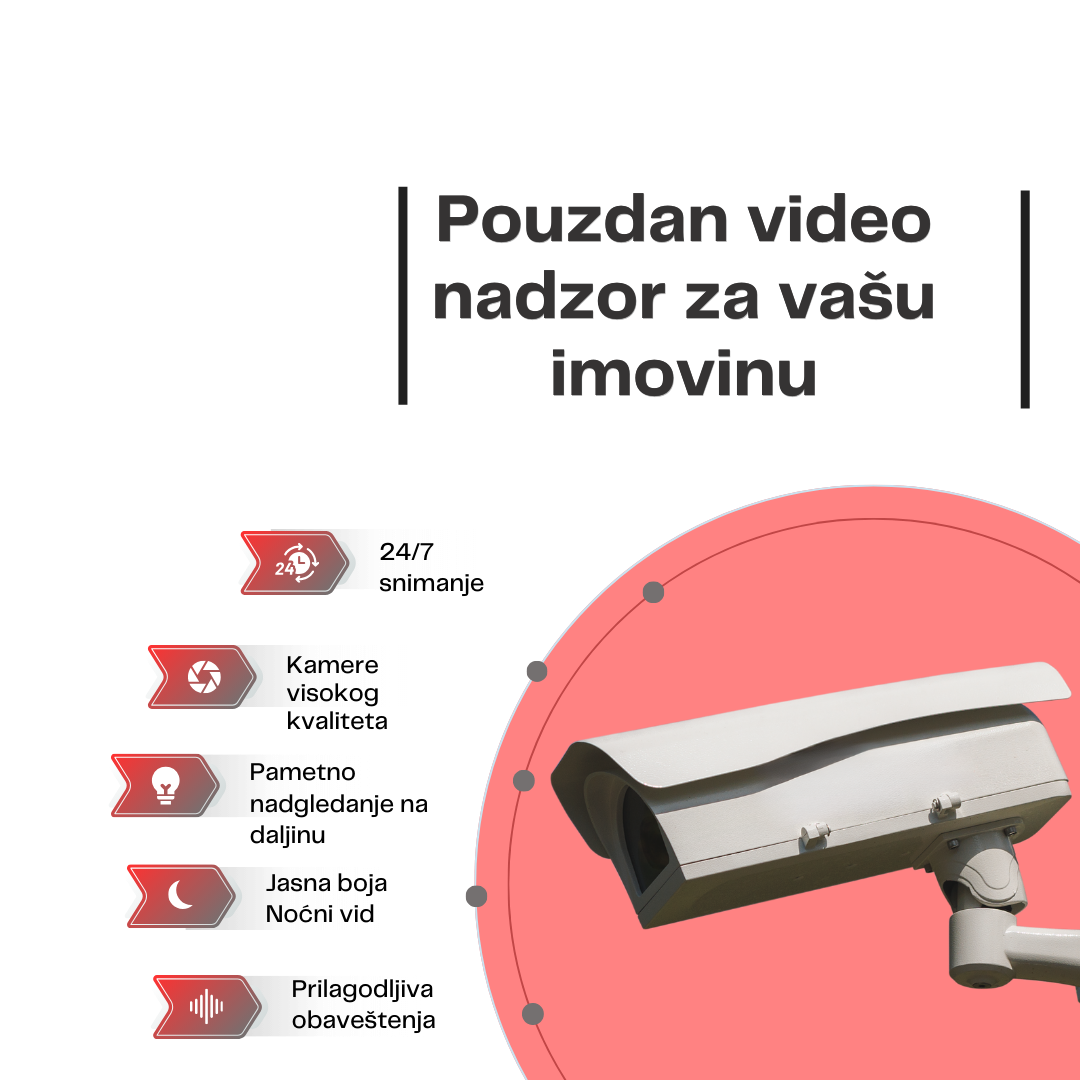 Black and White Modern CCTV